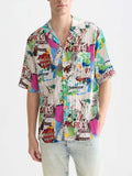 Basquiat Printed Short Sleeved Shirt - Collector Store Sydney