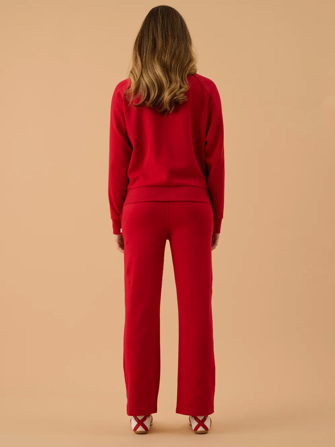 Araminta James - AJ Single Stripe Trackpant - Tango Red