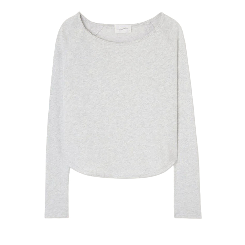 American Vintage Sonoma L/S Round Neck - Arctic Melange - Collector Store Sydney