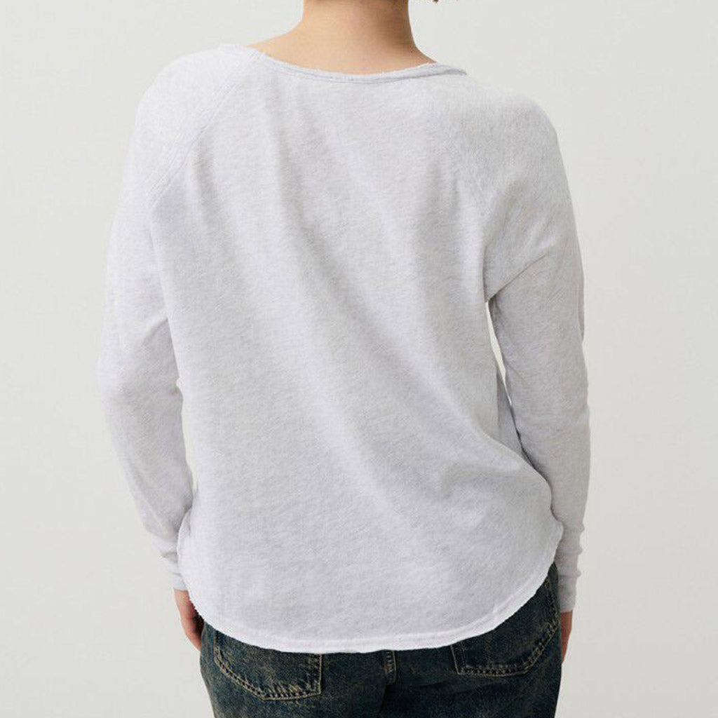 American Vintage Sonoma L/S Round Neck - Arctic Melange - Collector Store Sydney