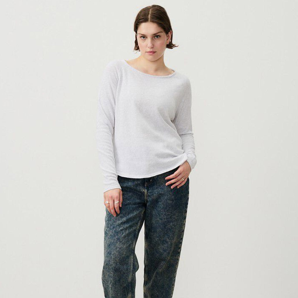 American Vintage Sonoma L/S Round Neck - Arctic Melange - Collector Store Sydney