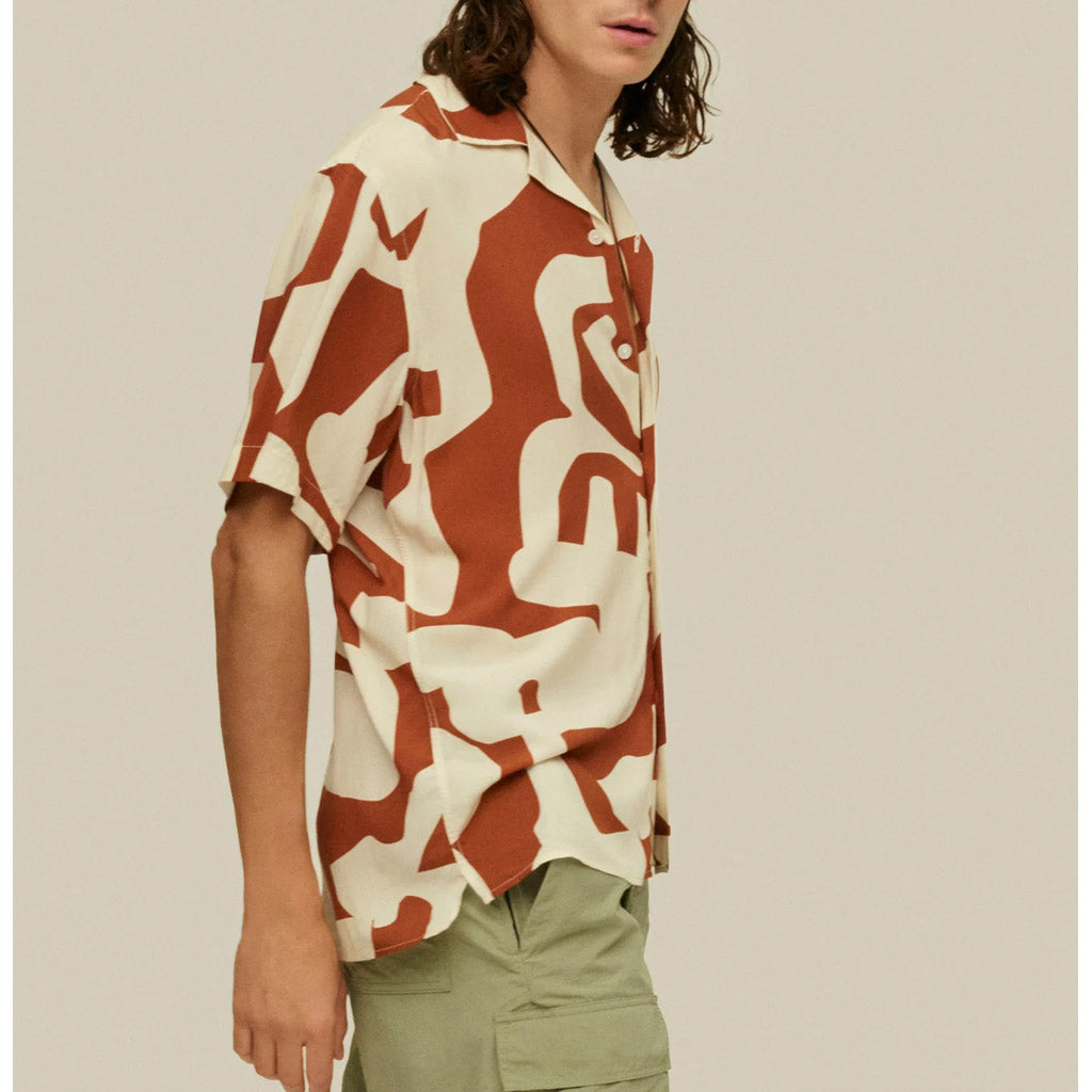 OAS Russet Puzzlotec Viscose Shirt - Collector Store