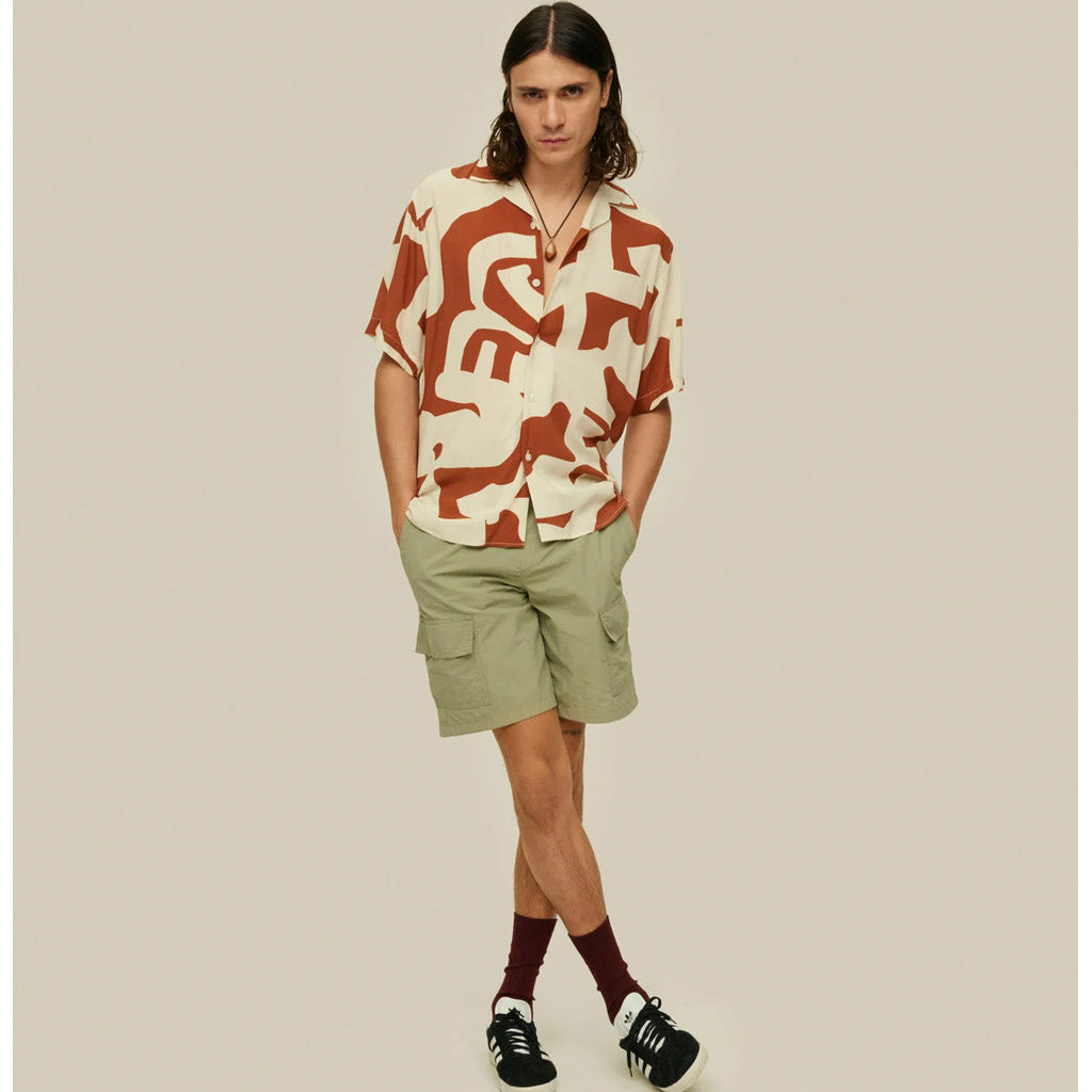 OAS Russet Puzzlotec Viscose Shirt - Collector Store