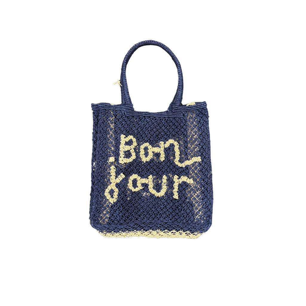 The Jacksons - Lottie Bag - Bon Jour - Indigo | Natural - Collector Store Sydney