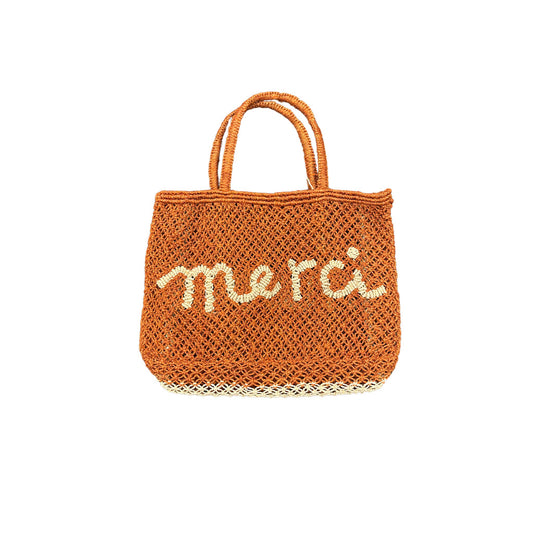 The Jacksons Merci Woven Jute Bag - Ginger / Natural - Collector Store