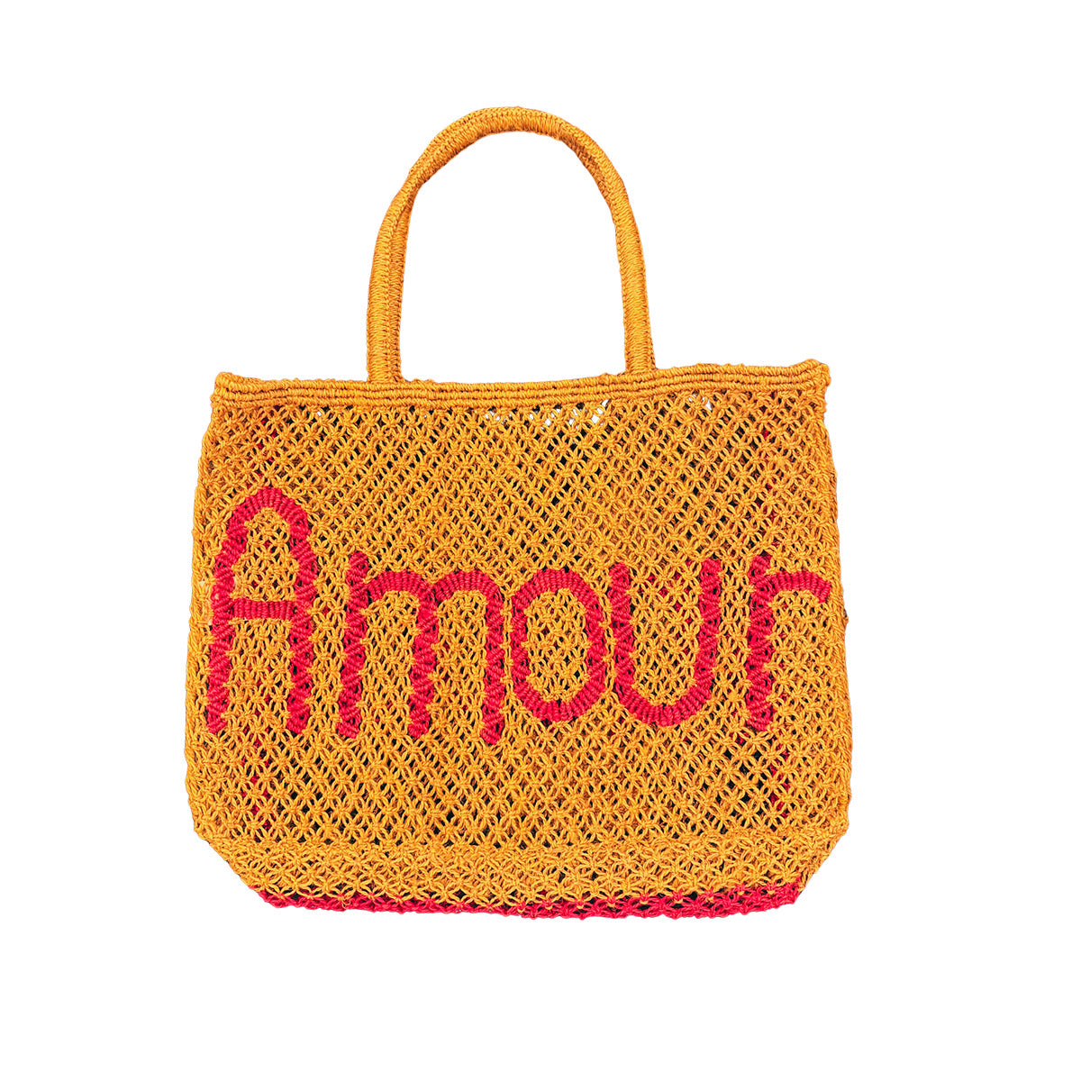 The Jacksons AMOUR Jute Bag - Honey / Rasberrry - Collector Store Sydney