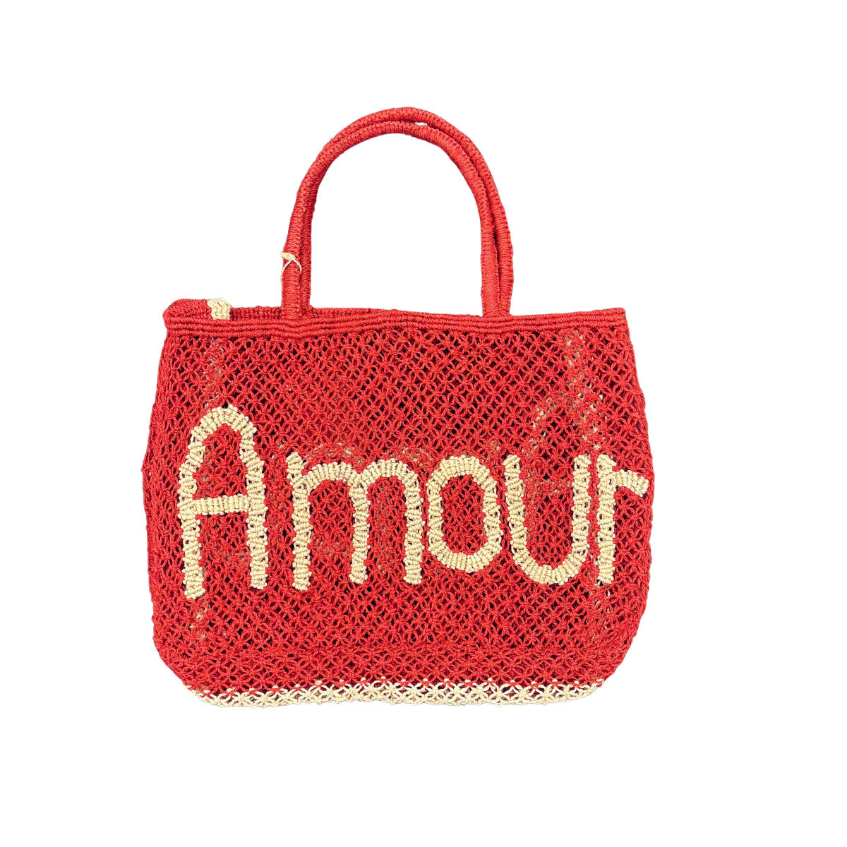 The Jacksons AMOUR Jute Bag - Scarlett / Natural - Collector Store Sydney
