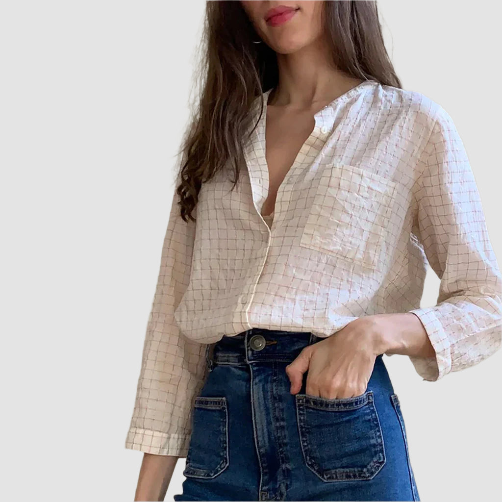 Marie Louise De Monterey - Bella Blouse Ecru - Collector Store
