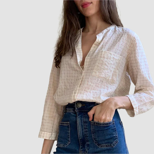 Marie Louise De Monterey - Bella Blouse Ecru - Collector Store