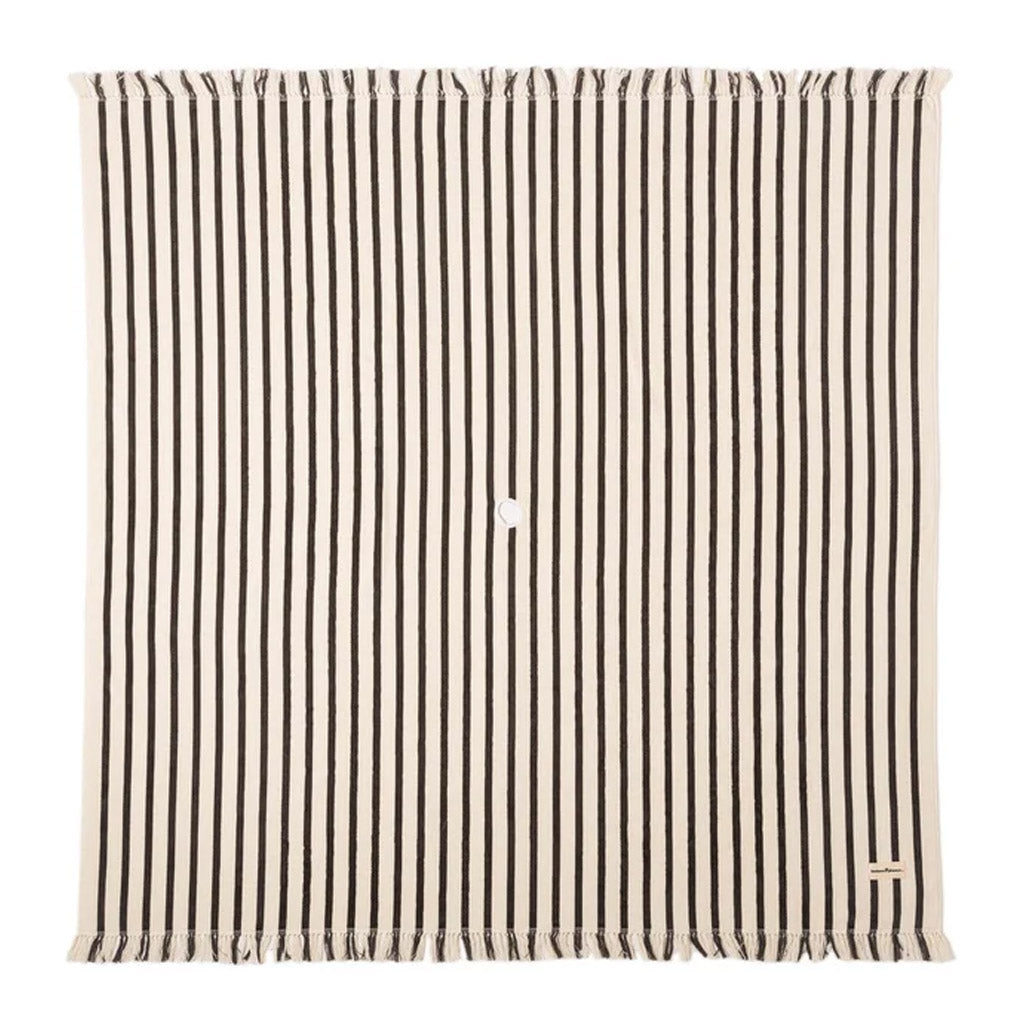 THE BEACH BLANKET - MONACO BLACK STRIPE - Collector Store