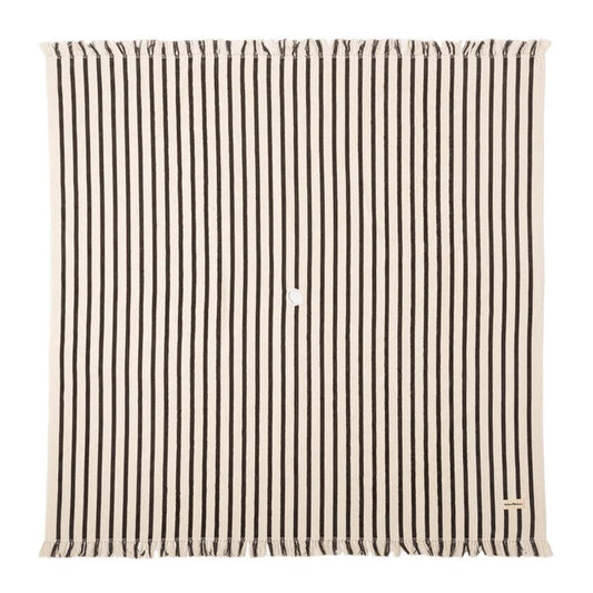 THE BEACH BLANKET - MONACO BLACK STRIPE - Collector Store