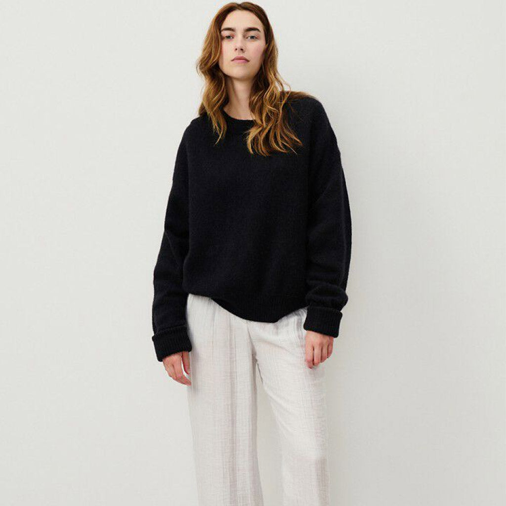 American Vintage Knit Jumper - Vito - Black Noir - Collector Store Sydney