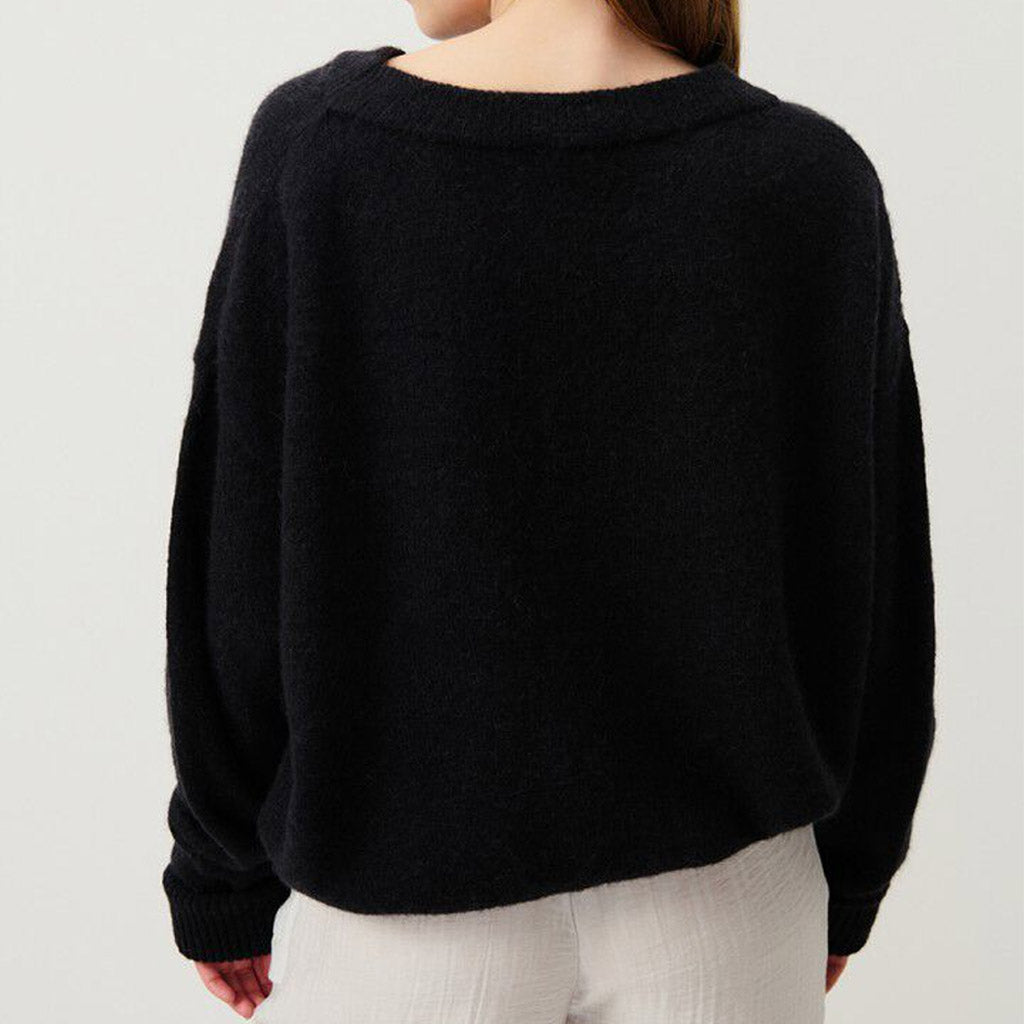 American Vintage Knit Jumper - Vito - Black Noir - Collector Store Sydney
