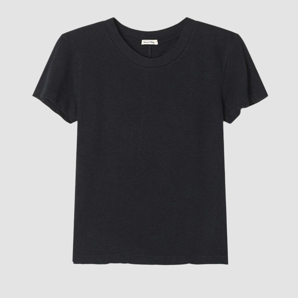 American Vintage Fitted S/S Round Neck Tee - Sonoma -Black - Collector Store Sydney