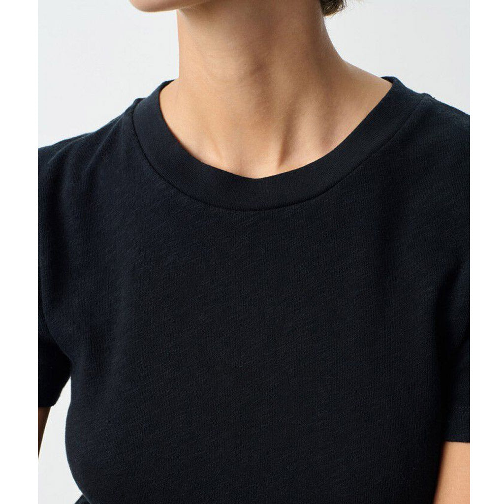 American Vintage Fitted S/S Round Neck Tee - Sonoma -Black - Collector Store Sydney