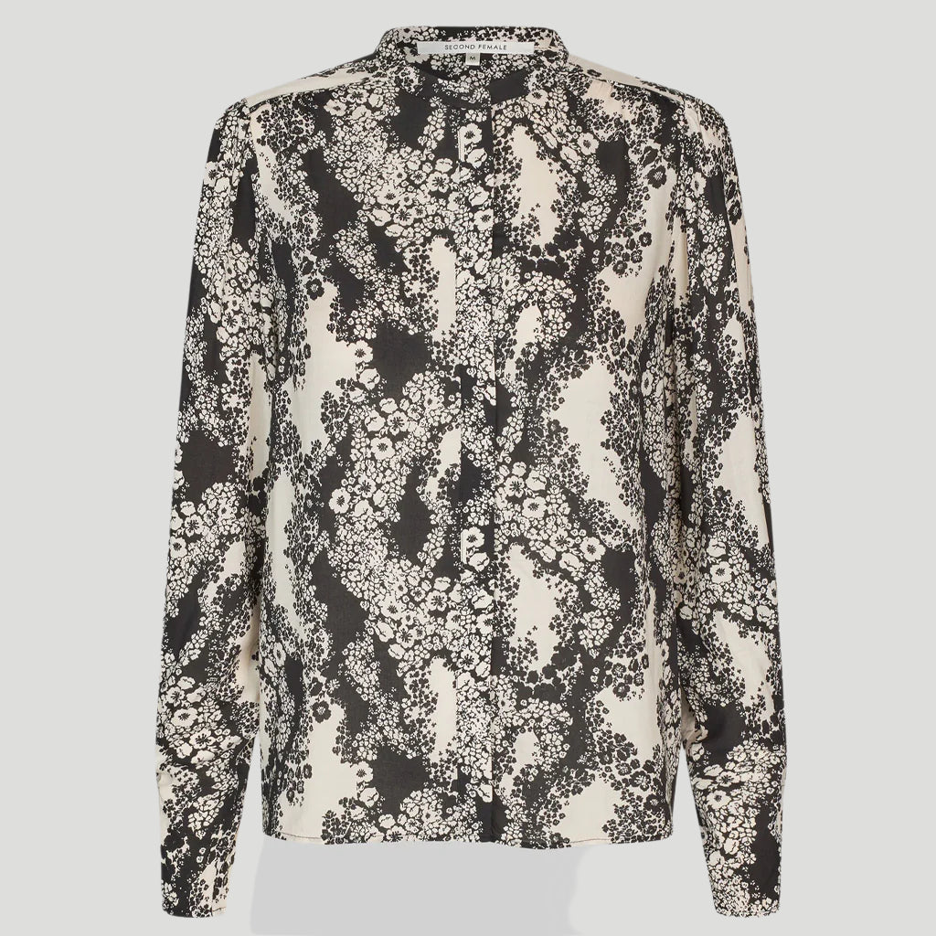 Second Female Blume Shirt Floral Black - Collector Store