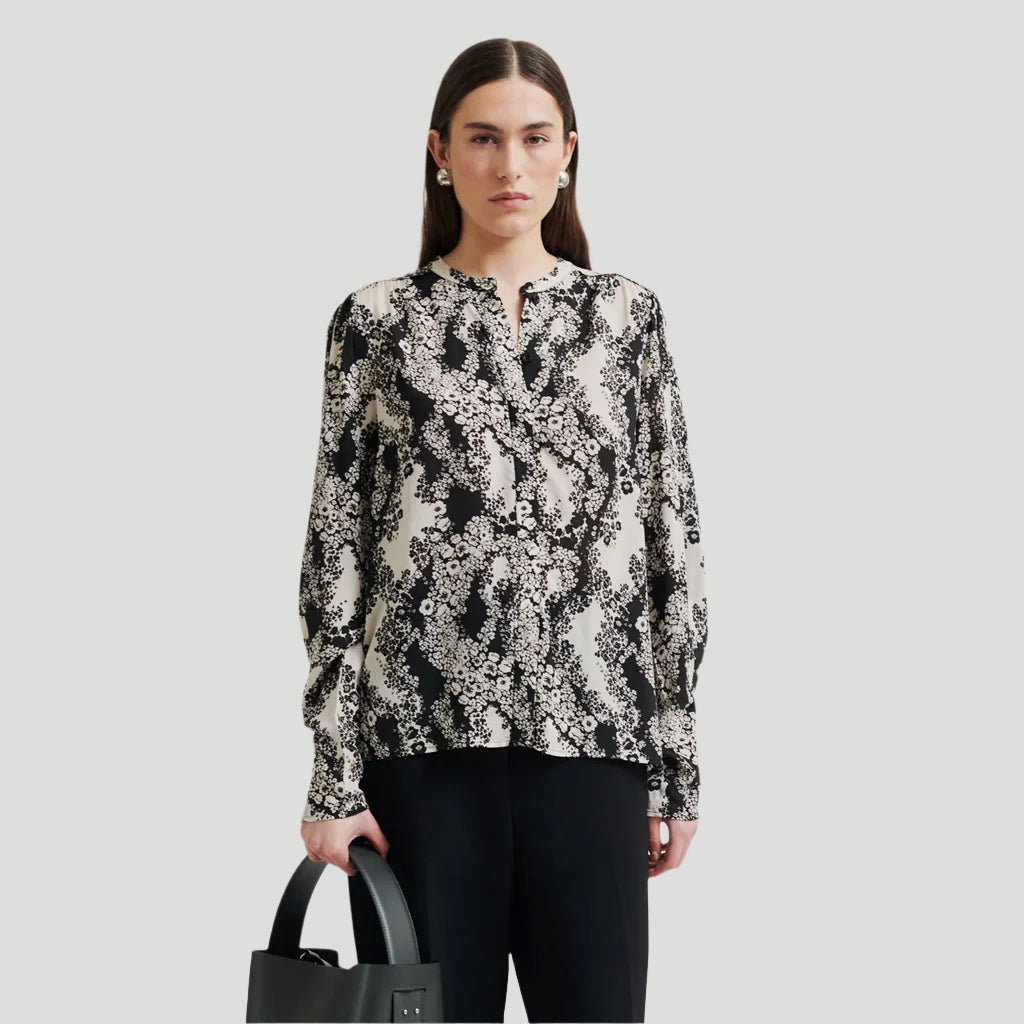 Second Female Blume Shirt Floral Black - Collector Store