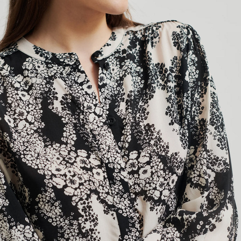 Second Female Blume Shirt Floral Black - Collector Store