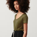 American Vintage Jacksonville V Neck Tee - Vintage Bush - Collector Store Sydney