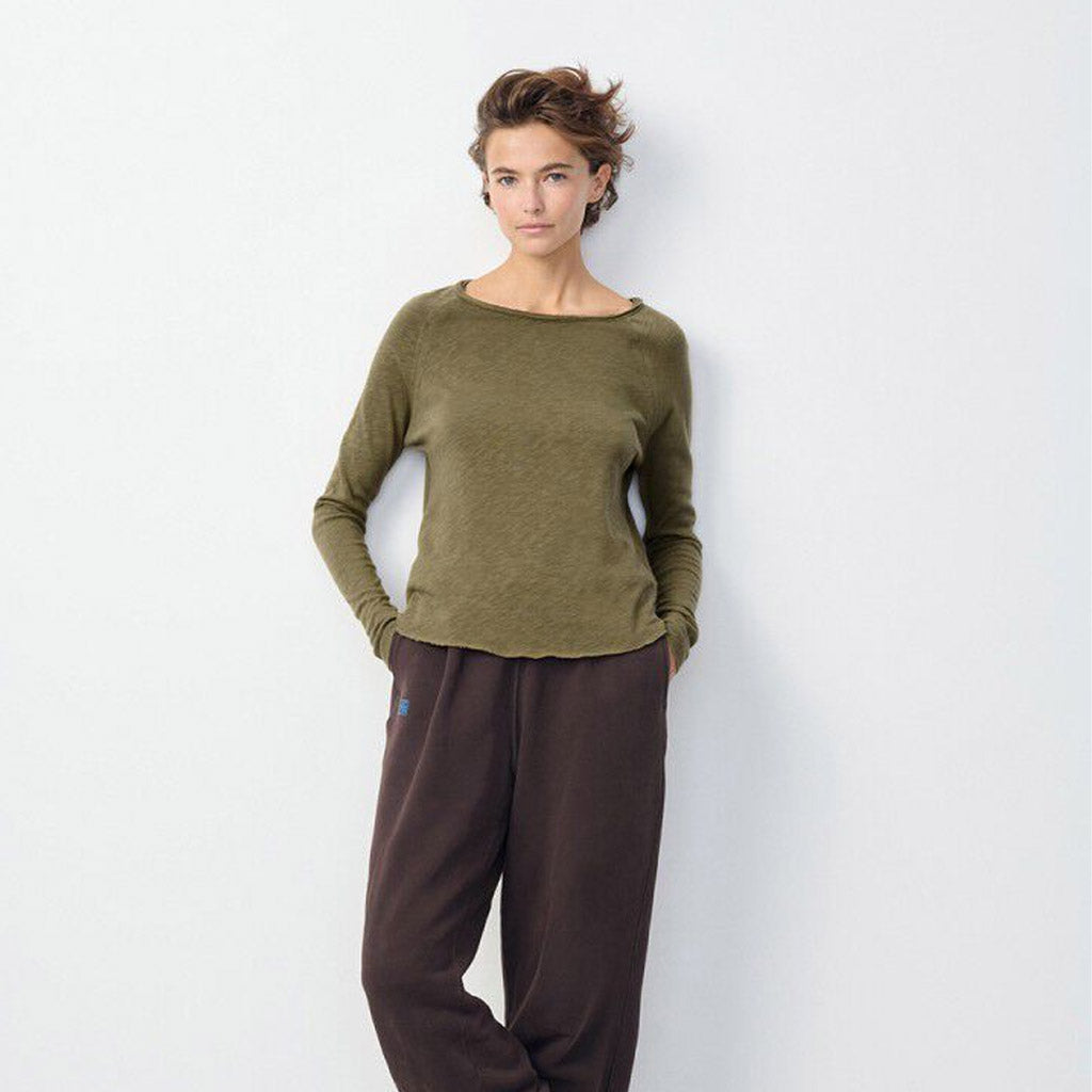 American Vintage Sonoma L/S Round Neck Tee - Vintage Bush - Collector Store Sydney