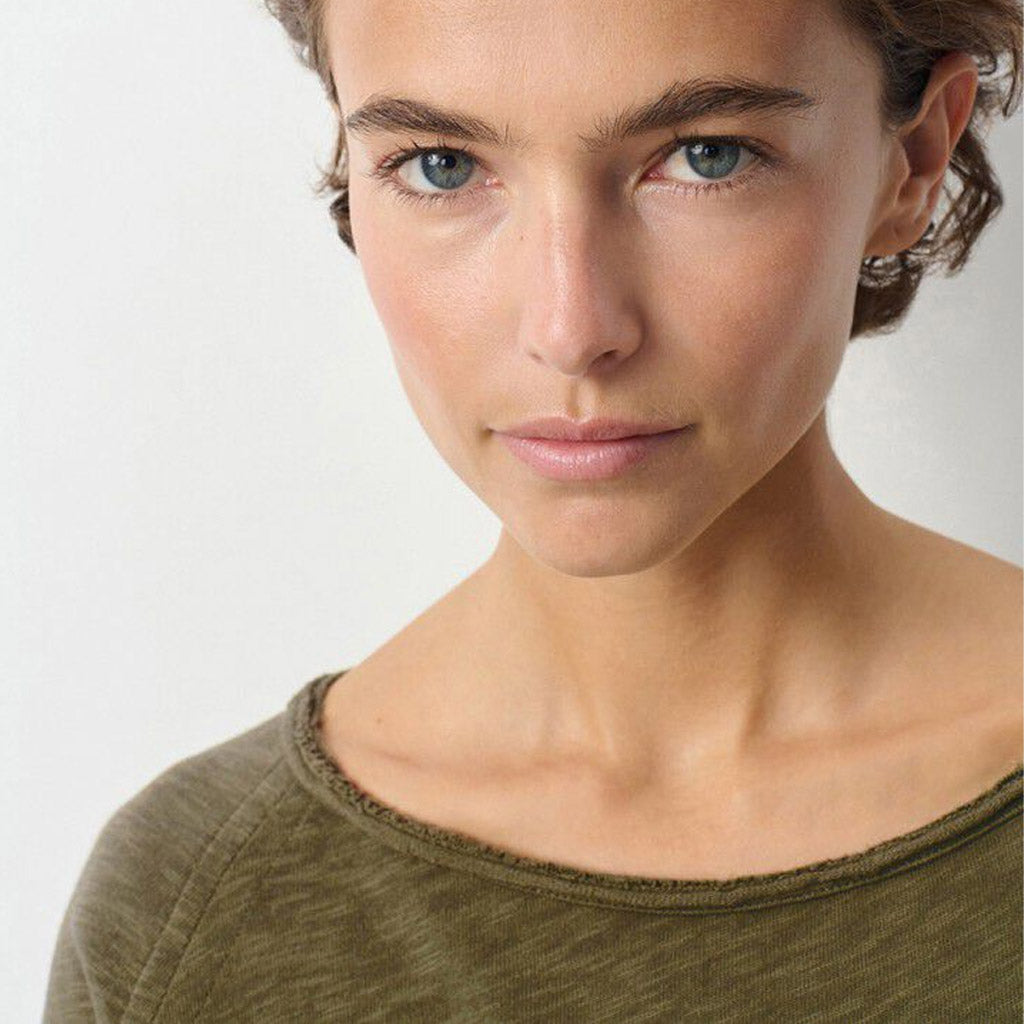 American Vintage Sonoma L/S Round Neck Tee - Vintage Bush - Collector Store Sydney