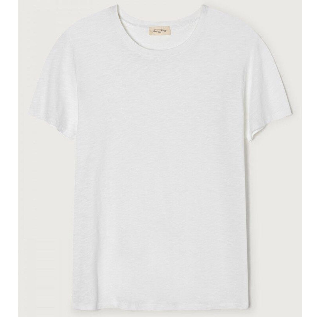 American Vintage Mens Round Neck Tee - Bysapick -White - Collector Store Sydney