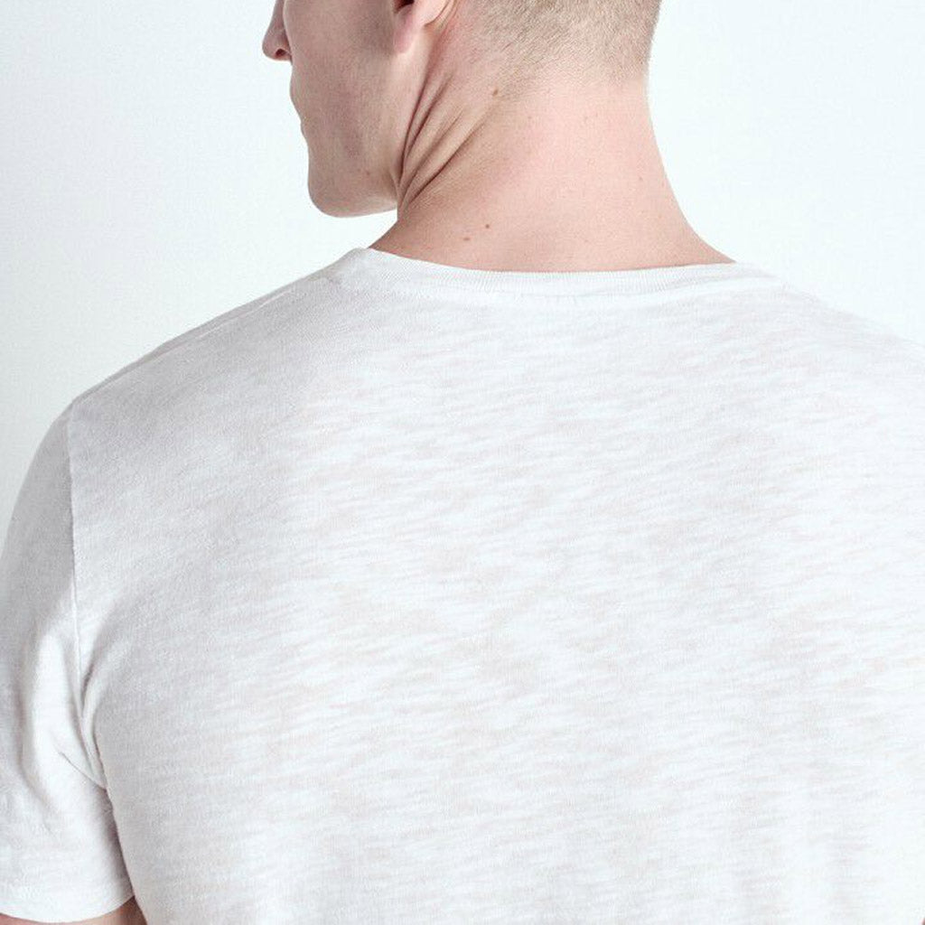 American Vintage Mens Round Neck Tee - Bysapick -White - Collector Store Sydney