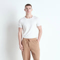 American Vintage Mens Round Neck Tee - Bysapick -White - Collector Store Sydney