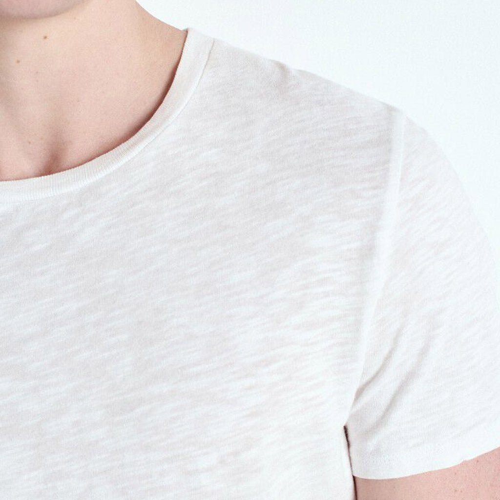 American Vintage Mens Round Neck Tee - Bysapick -White - Collector Store Sydney