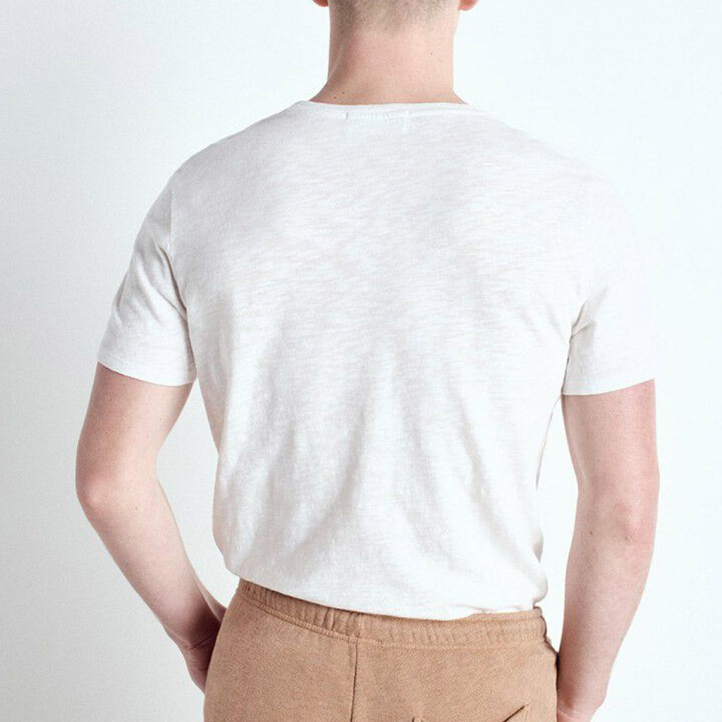 American Vintage Mens Round Neck Tee - Bysapick -White - Collector Store Sydney