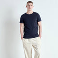 American Vintage - Mens Bysapick Round Neck Tee - Navy - Collector Store Sydney