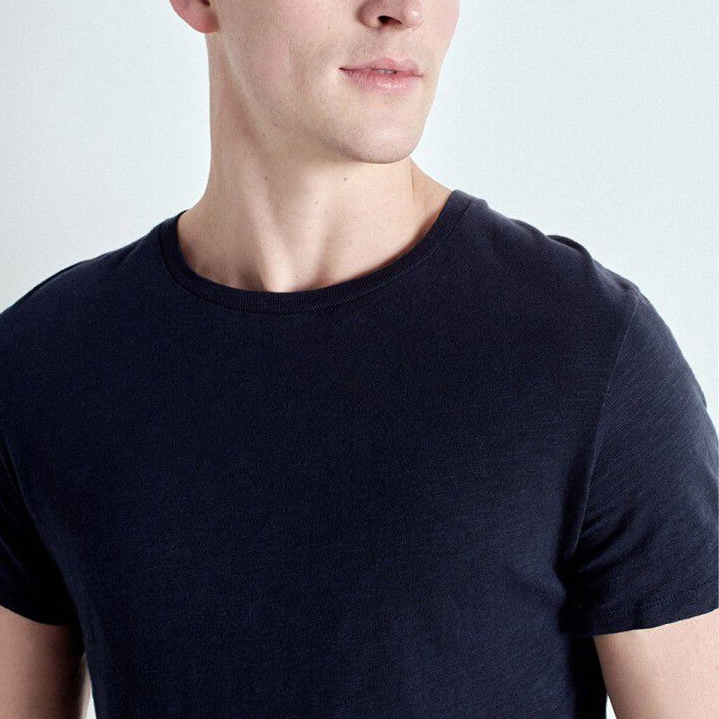 American Vintage - Mens Bysapick Round Neck Tee - Navy - Collector Store Sydney