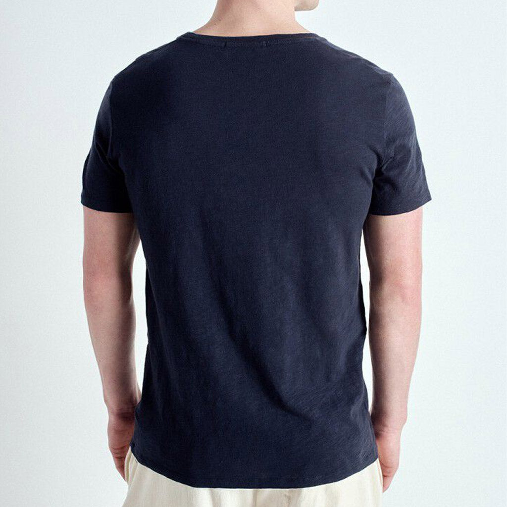 American Vintage - Mens Bysapick Round Neck Tee - Navy - Collector Store Sydney