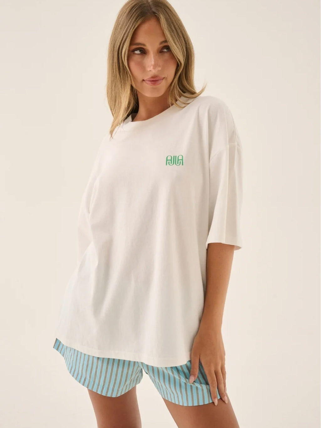 Araminta James - Banana Oversized Tee - Snow