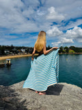Sundown - Cabana Blue Beach Towel - Collector Store Sydney