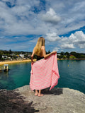 Sundown - Atomic Pink Beach Towel - Collector Store Sydney