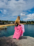 Astro - Flamingo Stars Beach Towel - Collector Store Sydney