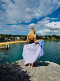 Twin Palms - Orchid Oasis Beach Towel - Collector Store Sydney