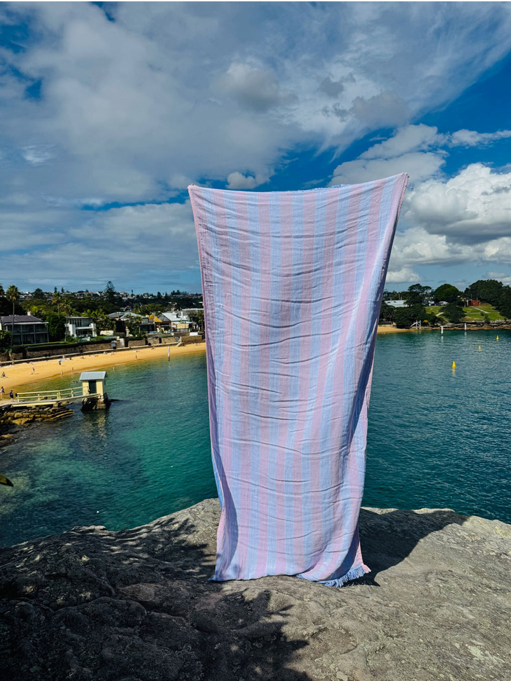 Twin Palms - Orchid Oasis Beach Towel - Collector Store Sydney