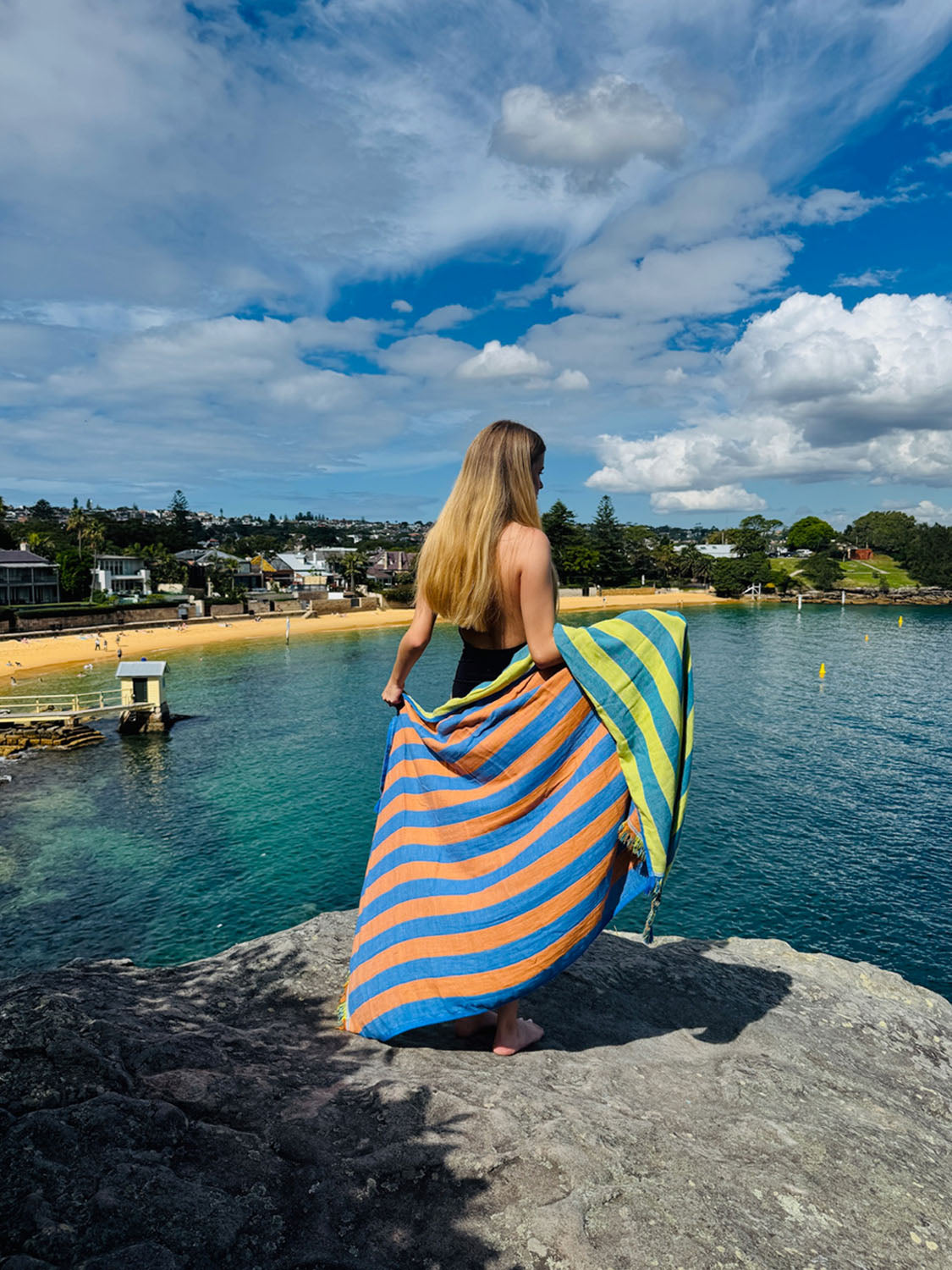 Twin Palms - Spritz Pool Beach Towel - Collector Store Sydney