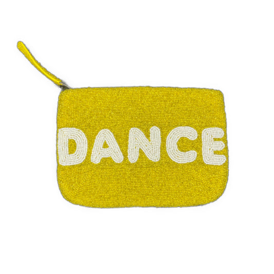 Jacksons Dance beaded purse - Yellow | White - Collector Store