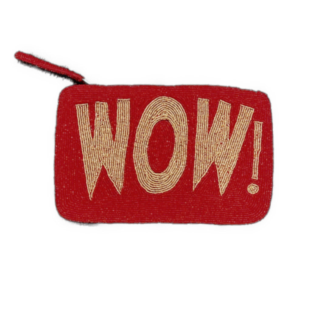 Jacksons WOW beaded purse - Red | Gold - Collector Store
