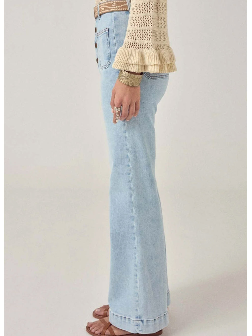 Maison Hotel - Charlie -Beach Blue Denim Pant