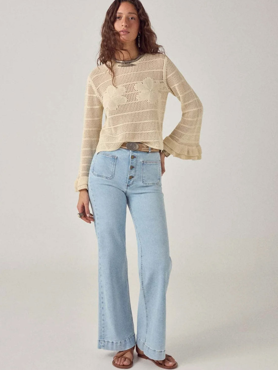 Maison Hotel - Charlie -Beach Blue Denim Pant