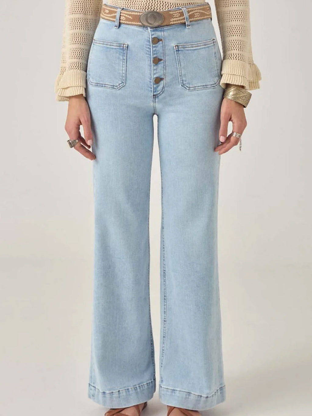 Maison Hotel - Charlie -Beach Blue Denim Pant