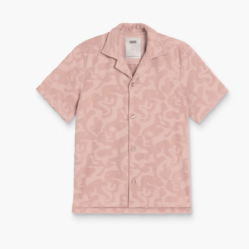 OAS Blush Puzzlotec Cuba Terry Shirt - Collector Store Sydney