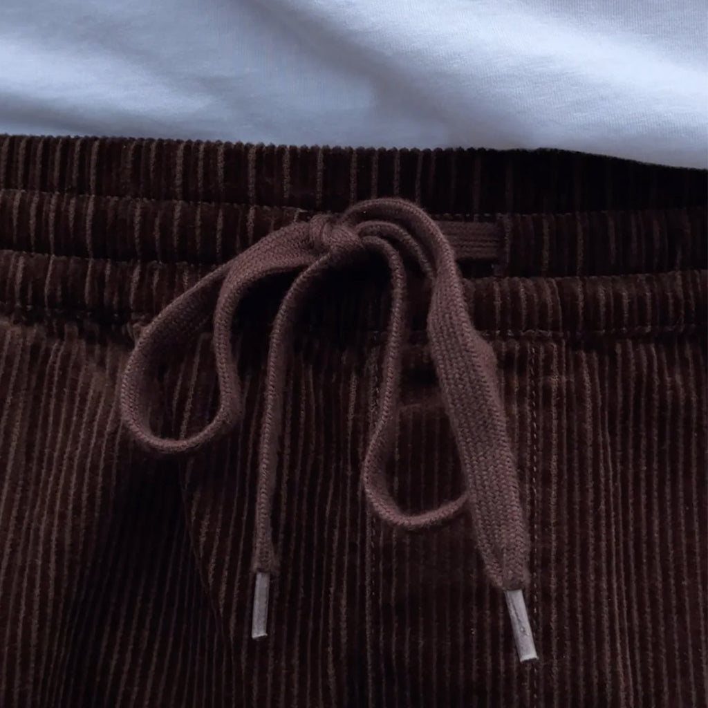 Mr Simple Burbank Elastic Cord Pant - Brown - Collector Store Sydney