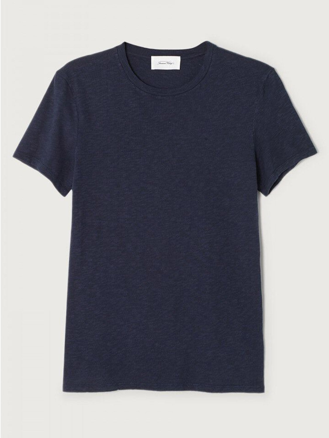 American Vintage Mens Round Neck Tee - Bysapick - Navy