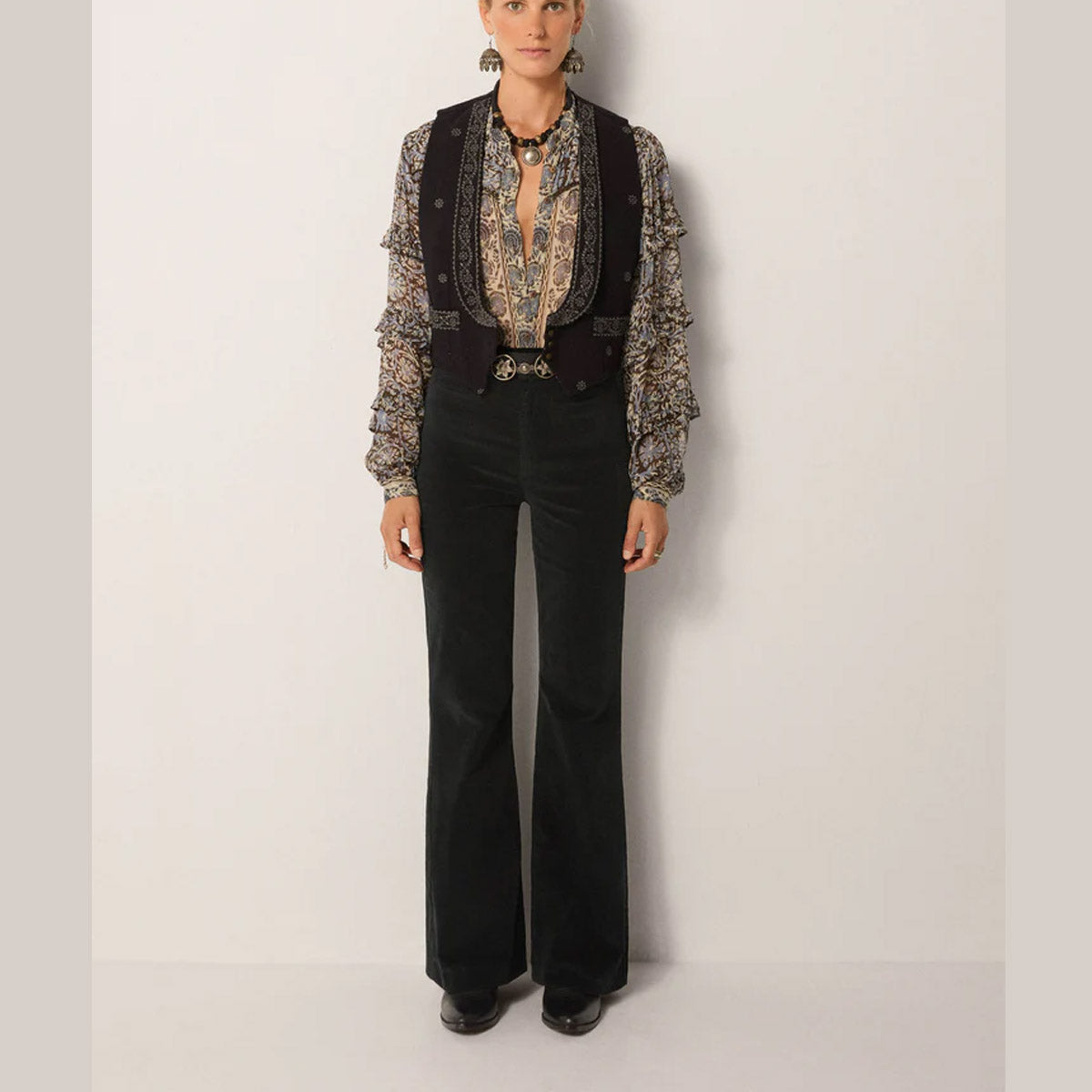 Maison Hotel : CAMILLA BLOUSE Blue Orchid - Collector Store Sydney