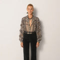 Maison Hotel : CAMILLA BLOUSE Blue Orchid - Collector Store Sydney
